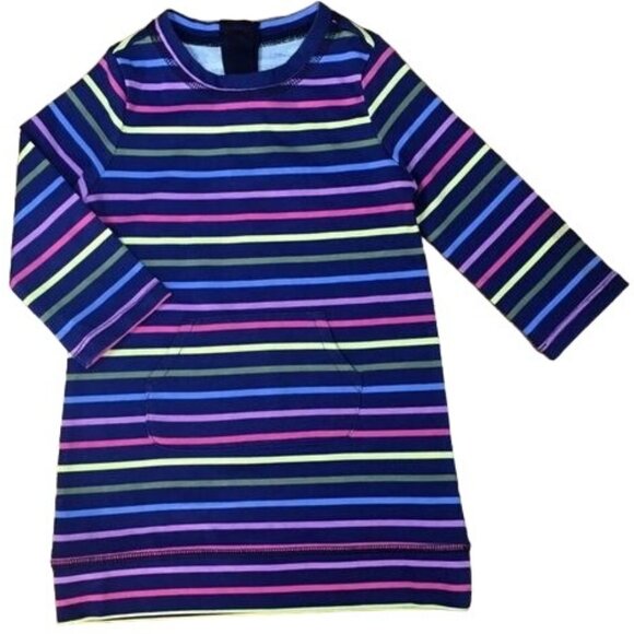 Gymboree Girls Dress, Multicolored, Stripes, Size 12-18M, Weight 22-27 lbs - Picture 1 of 4